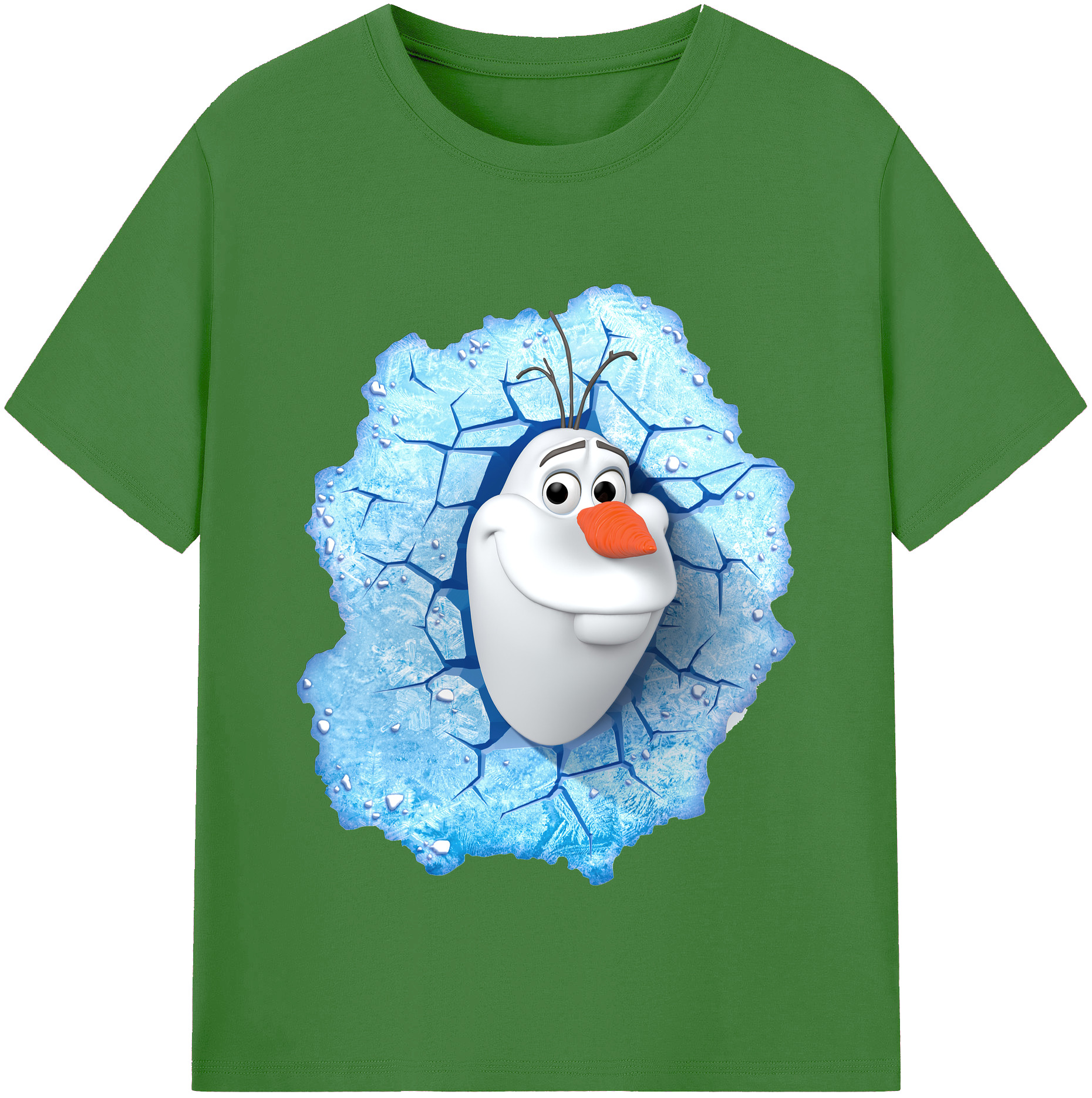 （画像用） アナと雪の女王 アンナ エルサ Frozen Anna Elsa レディースカジュアルプリントTシャツ（綿100％）
